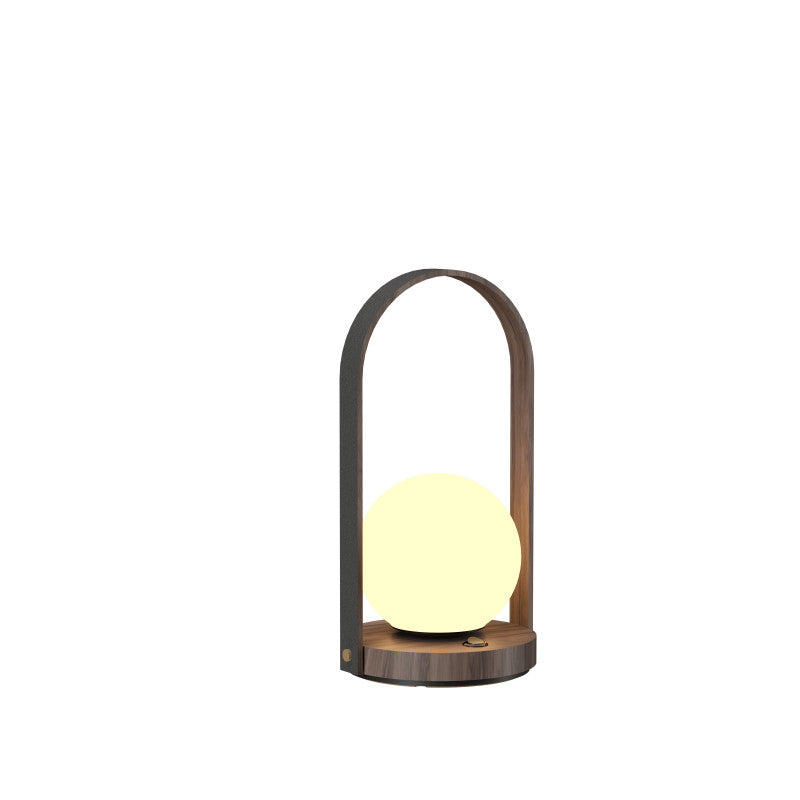 Accord Lighting 7104.18 Strap Accord Table Lamp in American Walnut