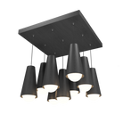 Accord Lighting 1235.50 Conical Accord Pendant in Organic Grey