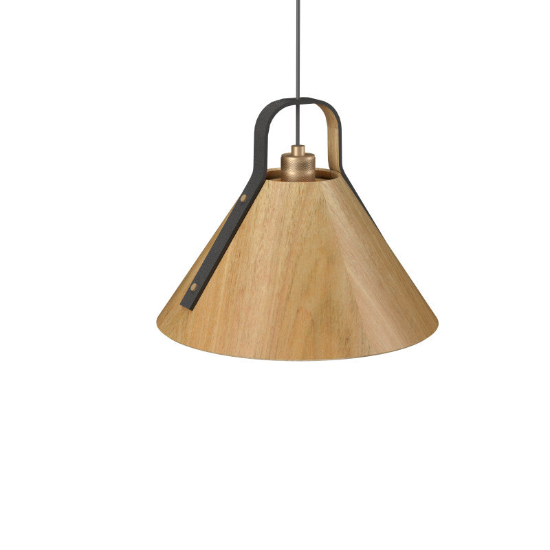 Accord Lighting 1528.09 Strap Accord Pendant in Louro Freijo