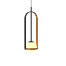 Accord Lighting 1545.12 Strap Accord Pendant in Teak