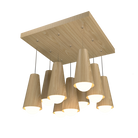 Accord Lighting 1235.45 Conical Accord Pendant in Sand