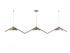 Accord Lighting 1516.18 Oyster DK Accord Pendant in American Walnut