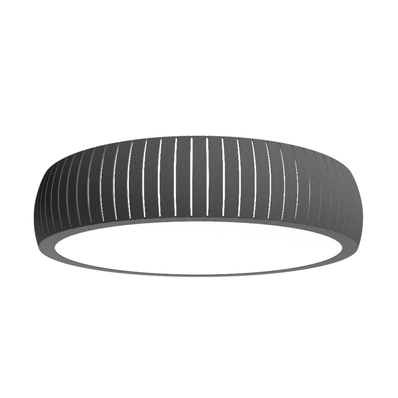 Accord Lighting 5038LED.50 Barrel Accord Ceiling Mounted in Organic Grey