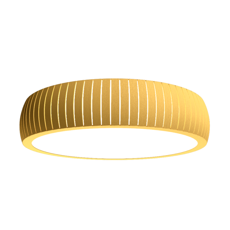 Accord Lighting 5038LED.49 Barrel Accord Ceiling Mounted in Organic Gold