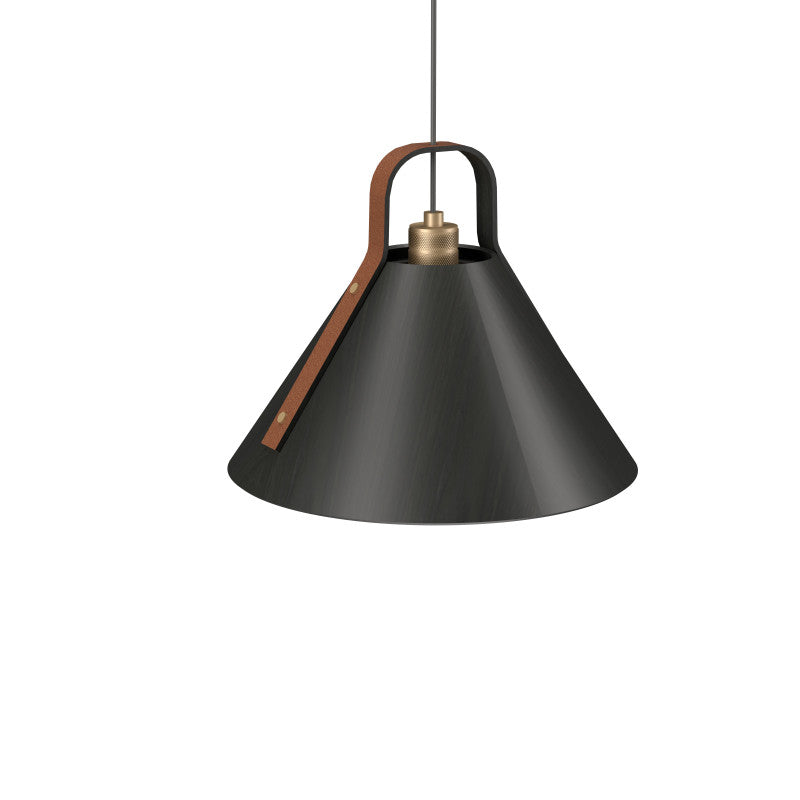 Accord Lighting 1528.44 Strap Accord Pendant in Charcoal