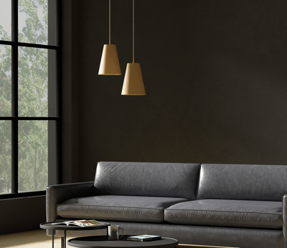 Accord Lighting 1130C Conical Crystal Accord Pendant room setting
