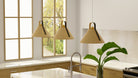 Accord Lighting 1528 Strap Accord Pendant room setting