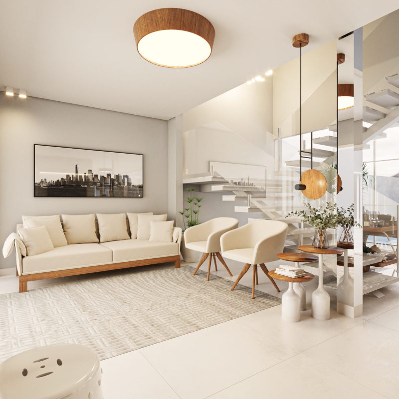 Accord Lighting 5109LED Conic Accord Ceiling room setting