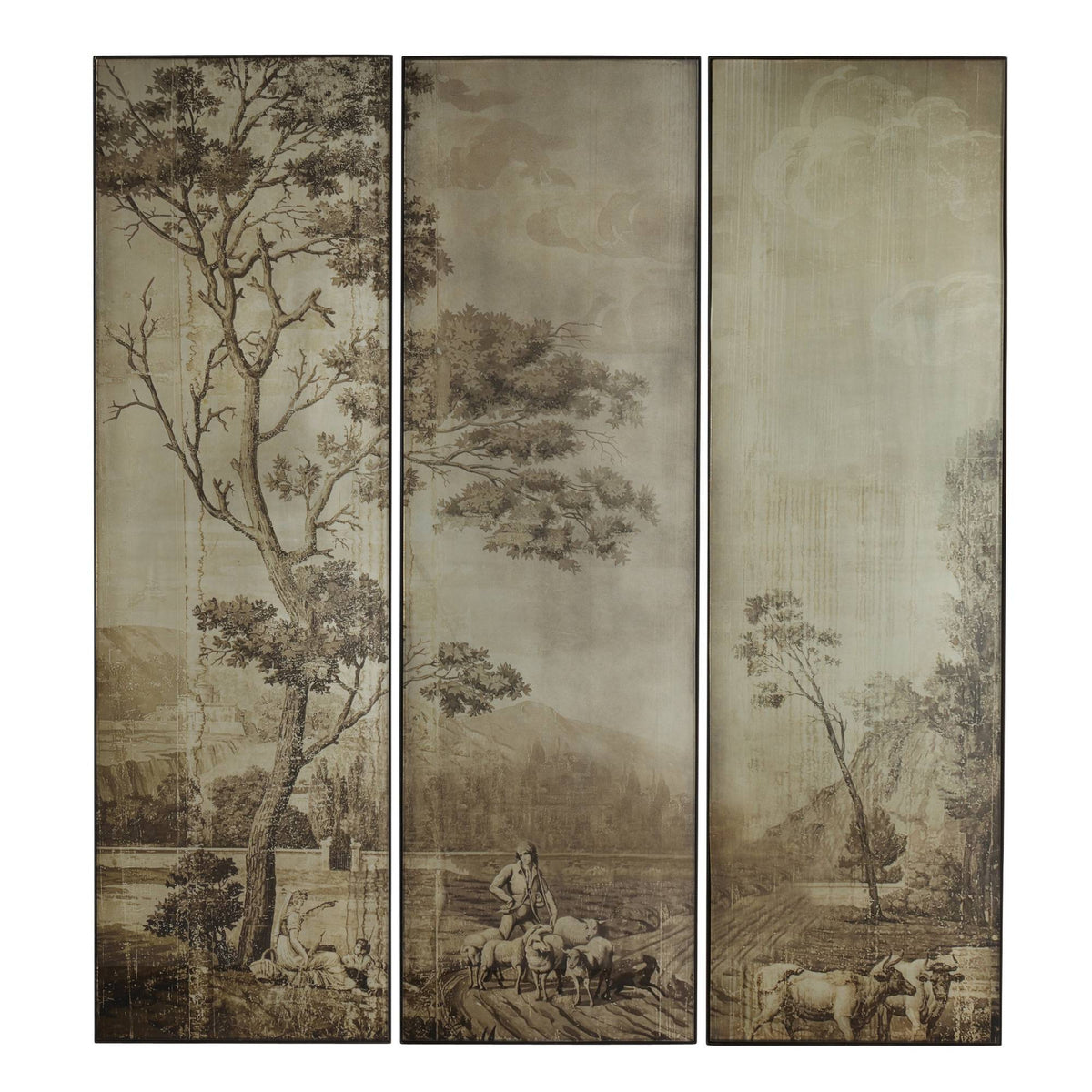 Pastorale Wall Plaques, Set of 3
