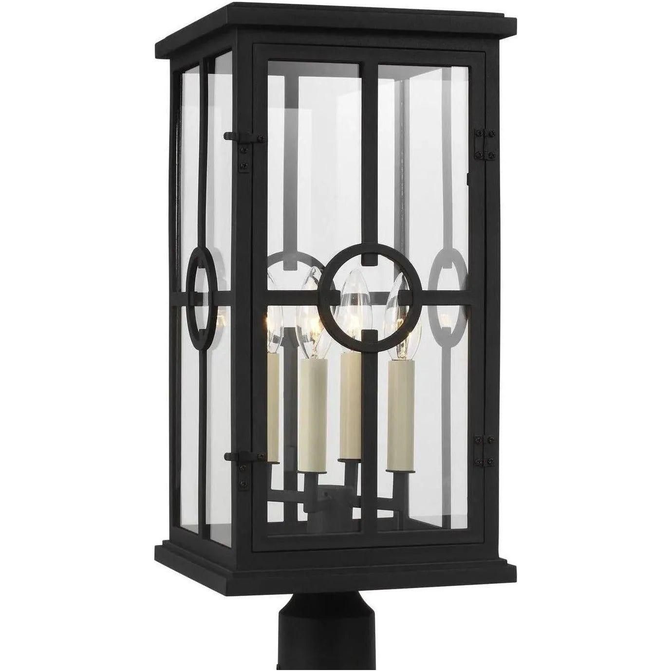 Generation Lighting - Belleville Outdoor Post Lantern - OL15307TXB | Montreal Lighting & Hardware