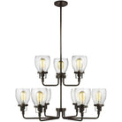 Generation Lighting - Belton Up Chandelier - 3214505EN7-710 | Montreal Lighting & Hardware