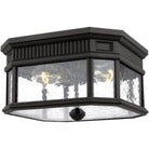Generation Lighting - Cotswold Lane Outdoor Flush Mount - OL5433BK | Montreal Lighting & Hardware