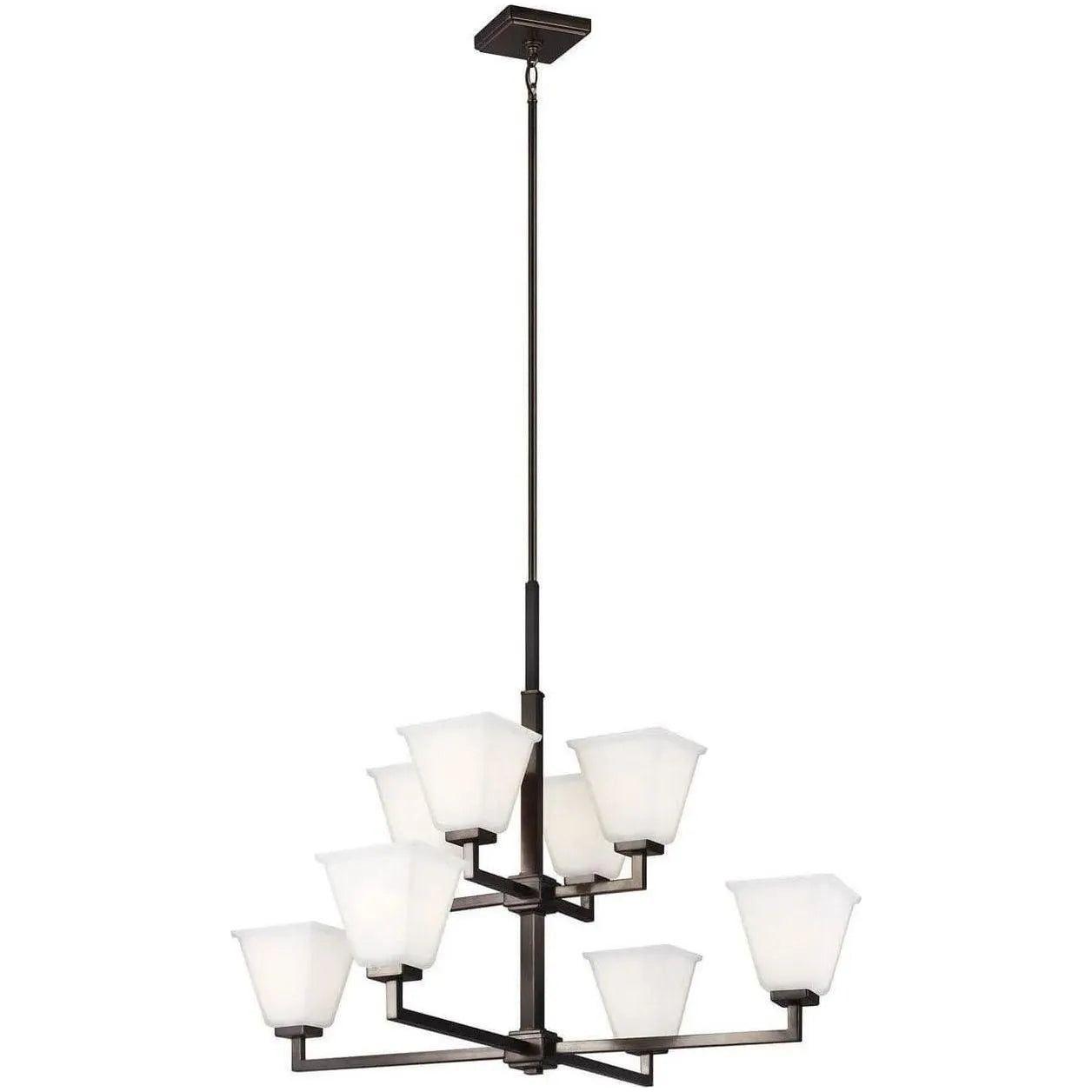 Generation Lighting - Ellis Harper Chandelier - 3113708EN3-778 | Montreal Lighting & Hardware