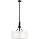 Generation Lighting - Elmwood Park Drum Shade Pendant - 6537303EN3-710 | Montreal Lighting & Hardware