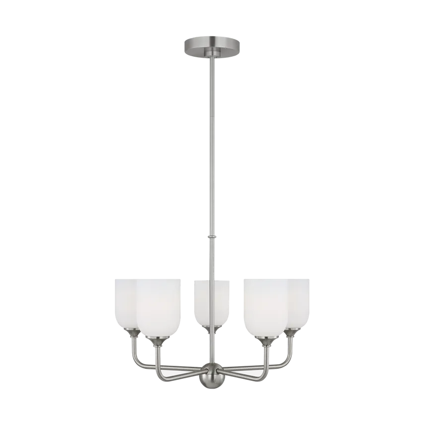 Generation Lighting - Emile Chandelier - GLC1085BS | Montreal Lighting & Hardware