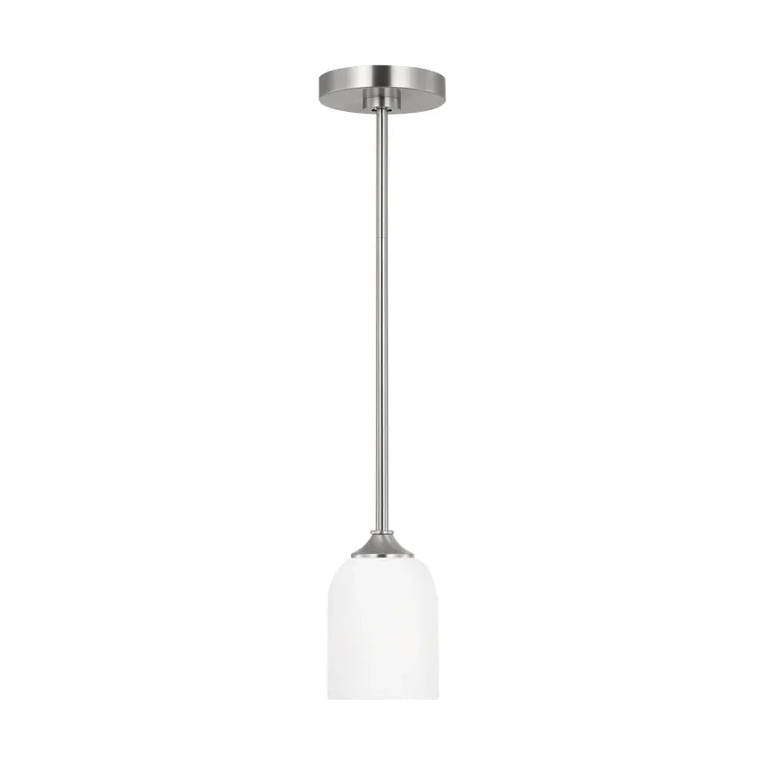 Generation Lighting - Emile Mini Pendant - GLP1021EN3/BS | Montreal Lighting & Hardware