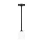 Generation Lighting - Emile Mini Pendant - GLP1021EN3/MBK | Montreal Lighting & Hardware