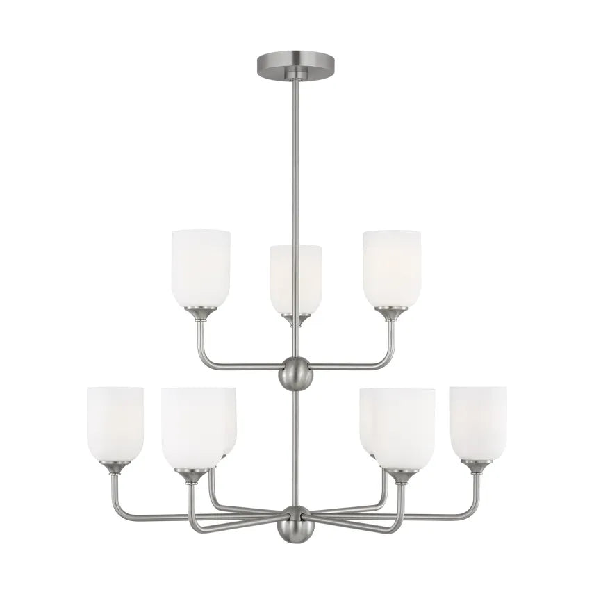 Generation Lighting - Emile XL Chandelier - GLC1109BS | Montreal Lighting & Hardware