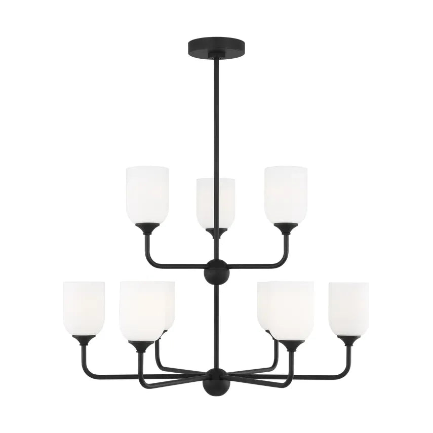 Generation Lighting - Emile XL Chandelier - GLC1109MBK | Montreal Lighting & Hardware