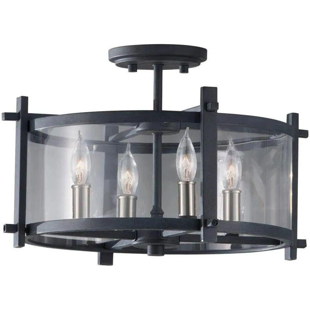 Generation Lighting - Ethan Ceiling Fixture - SF292AF/BS | Montreal Lighting & Hardware