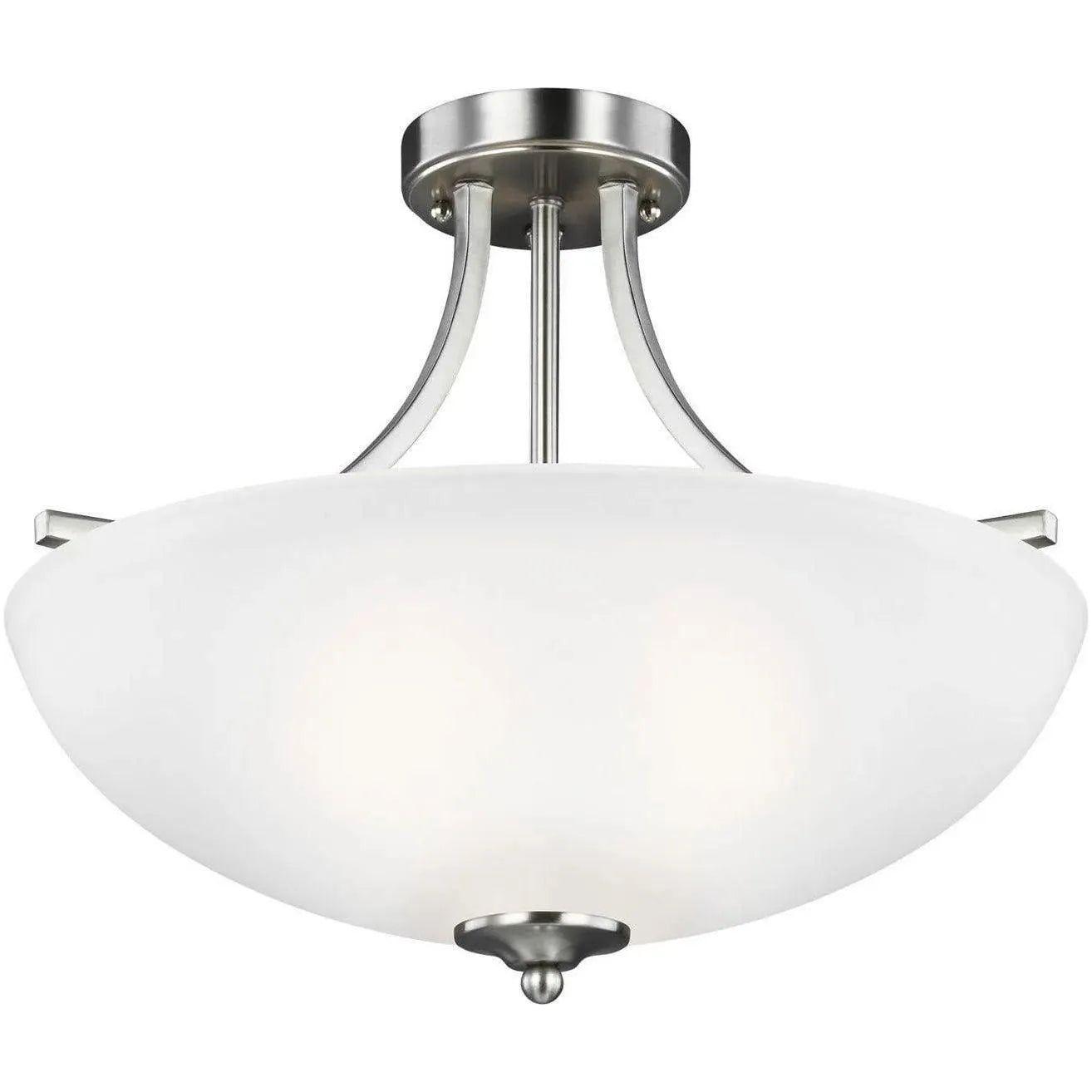 Generation Lighting - Geary Semi-Flush Convertible Pendant - 7716503EN3-962 | Montreal Lighting & Hardware