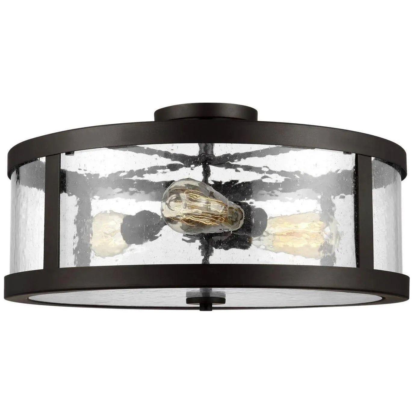 Generation Lighting - Harrow Semi-Flush Mount - SF341BBS | Montreal Lighting & Hardware
