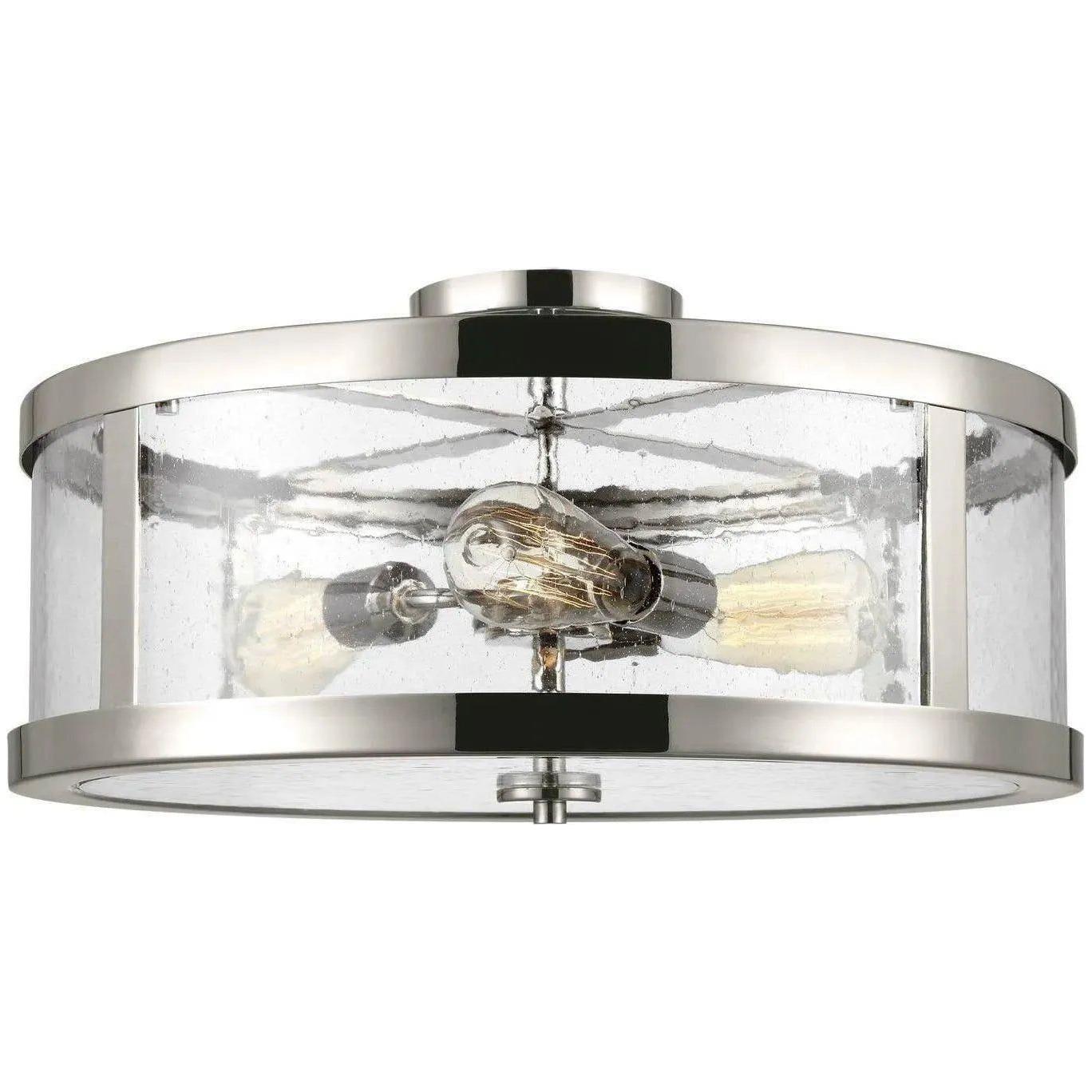 Generation Lighting - Harrow Semi-Flush Mount - SF341BBS | Montreal Lighting & Hardware