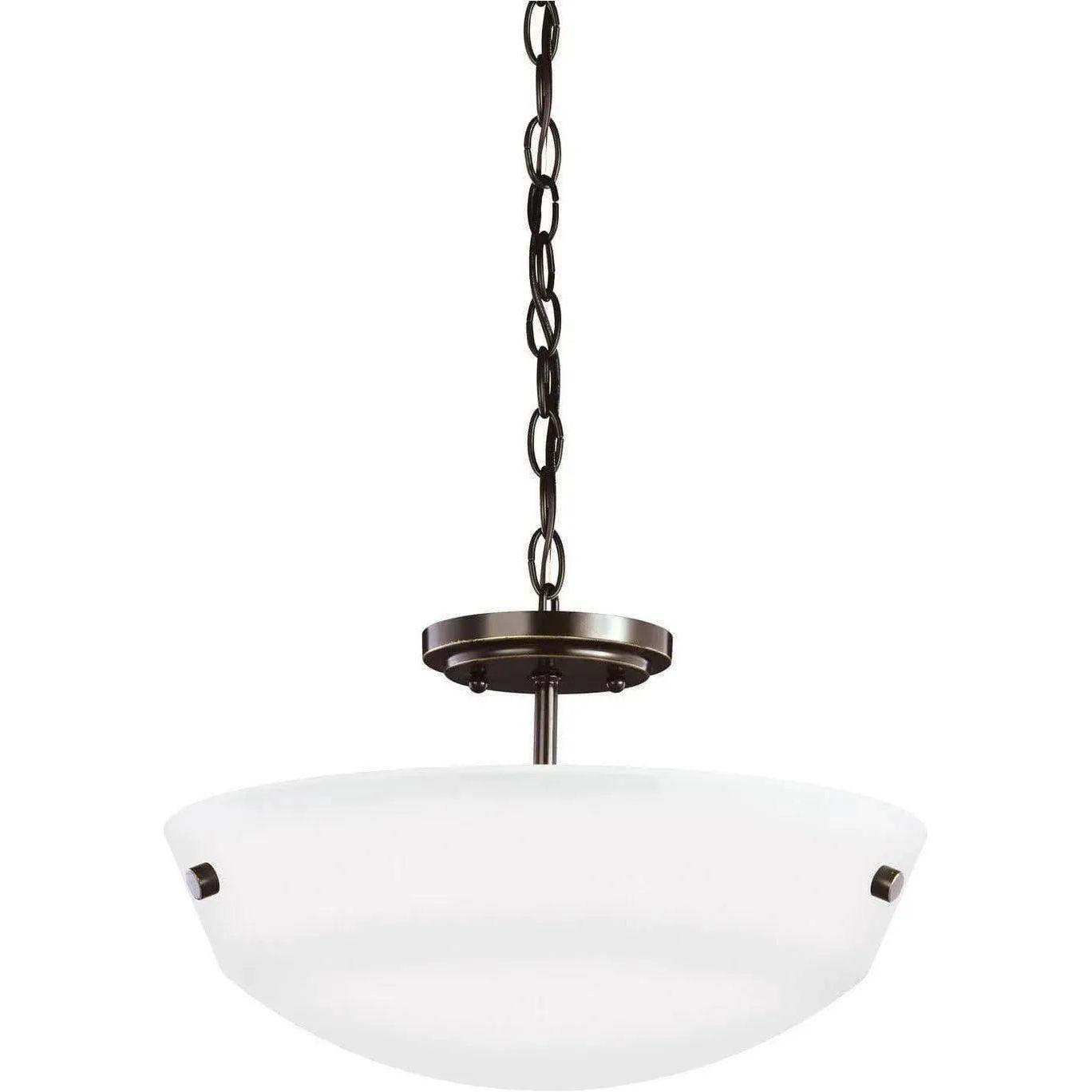 Generation Lighting - Kerrville Semi-Flush Convertible Pendant - 7715202-05 | Montreal Lighting & Hardware