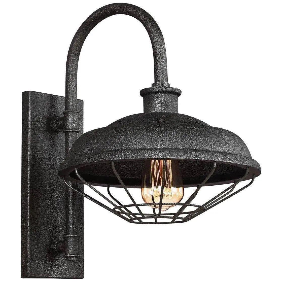 Generation Lighting - Lennex Outdoor Wall Lantern - WB1828SGM | Montreal Lighting & Hardware