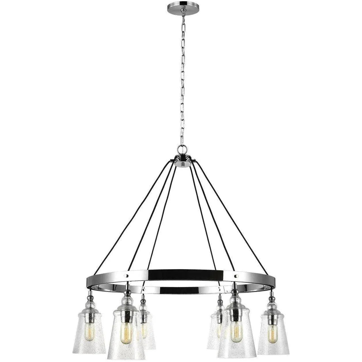 Generation Lighting - Loras Chandelier - F3168/3DWI | Montreal Lighting & Hardware