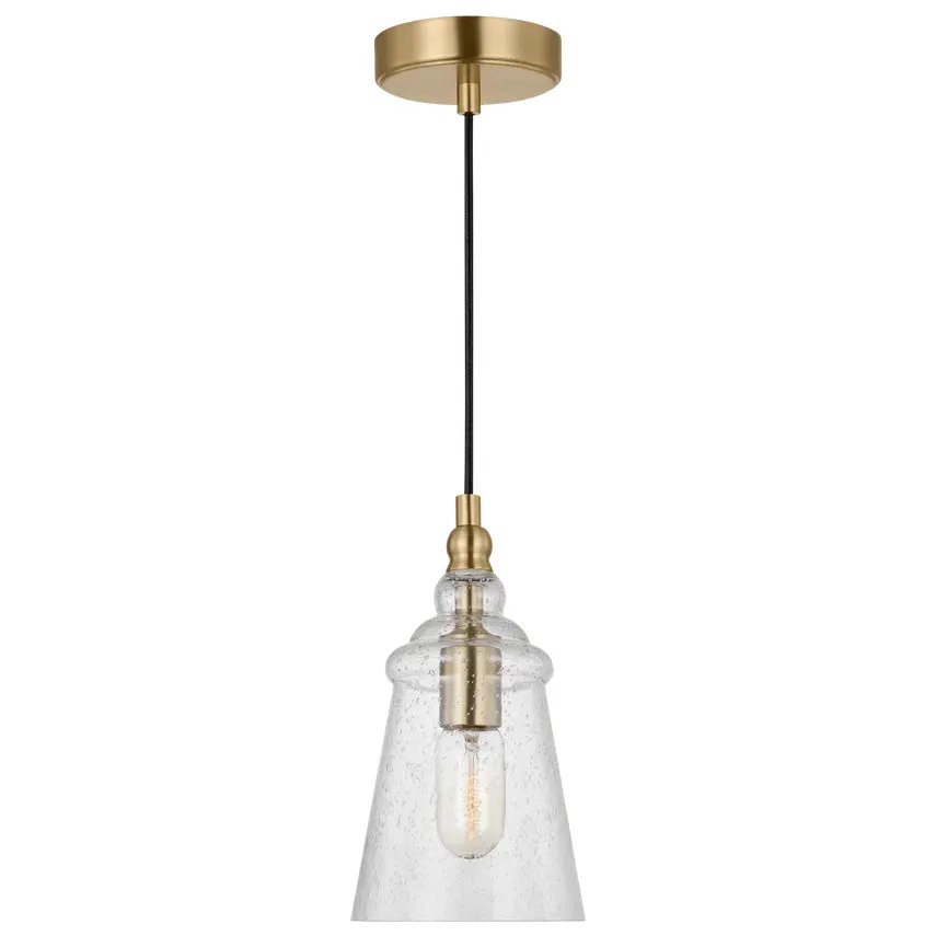 Generation Lighting - Loras Mini Pendant - P1449MBK | Montreal Lighting & Hardware