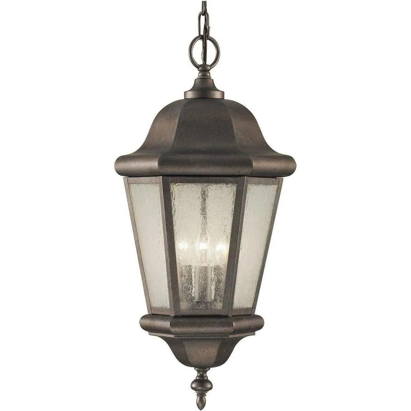 Generation Lighting - Martinsville Outdoor Pendant - OL5911BK | Montreal Lighting & Hardware
