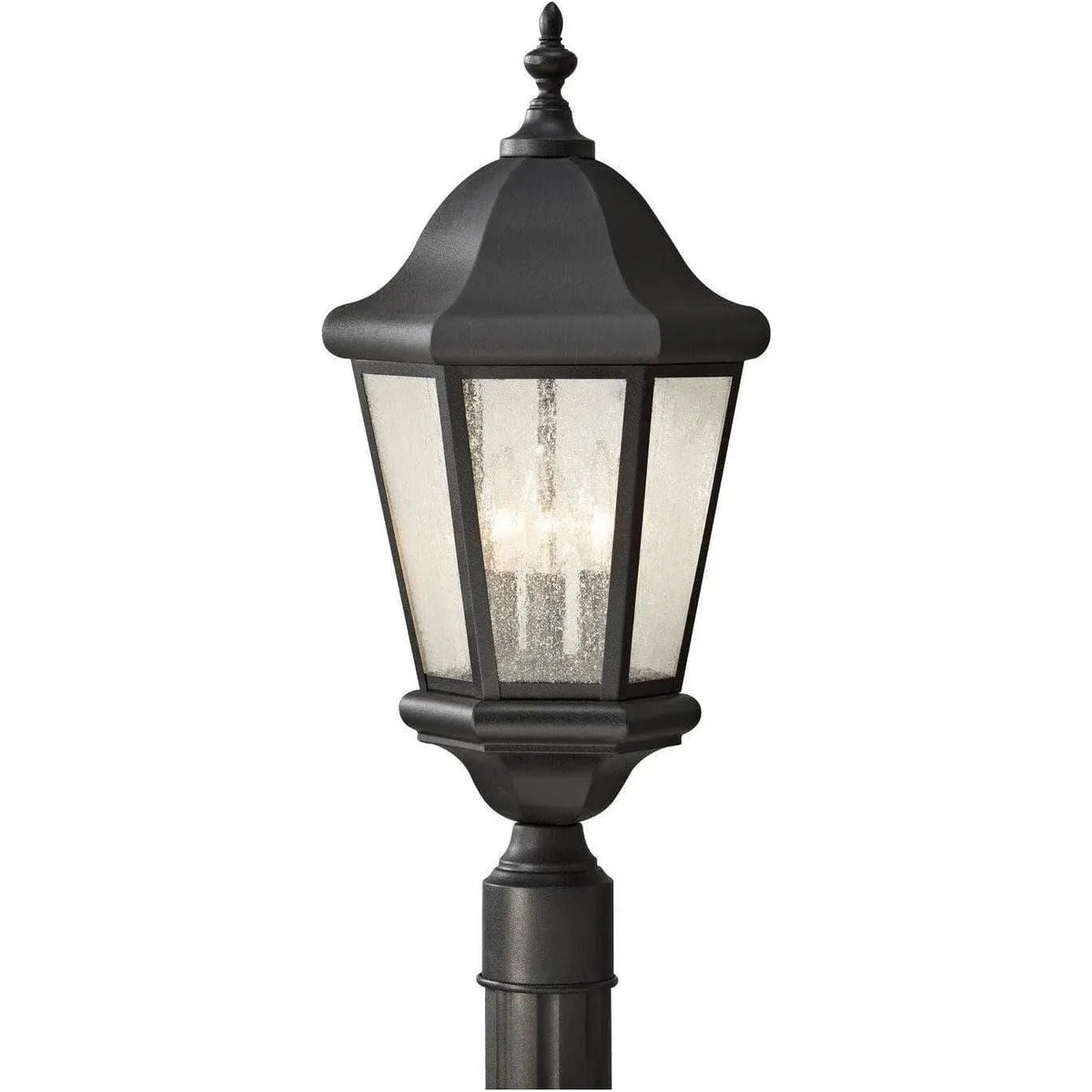 Generation Lighting - Martinsville Outdoor Post Lantern - OL5907BK | Montreal Lighting & Hardware