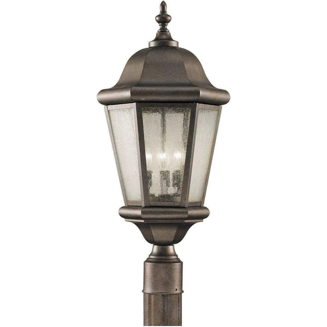 Generation Lighting - Martinsville Outdoor Post Lantern - OL5907BK | Montreal Lighting & Hardware