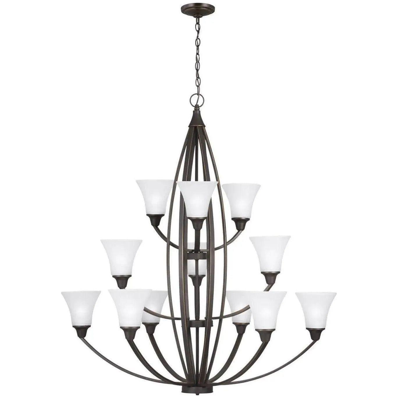 Generation Lighting - Metcalf Chandelier - 3113209EN3-715 | Montreal Lighting & Hardware