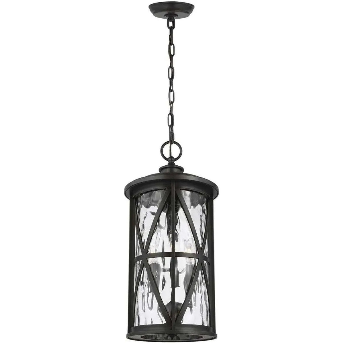 Generation Lighting - Millbrooke Outdoor Pendant - OL15209ANBZ | Montreal Lighting & Hardware