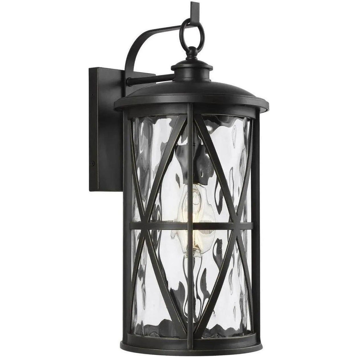 Generation Lighting - Millbrooke Outdoor Wall Lantern - OL15202ANBZ | Montreal Lighting & Hardware