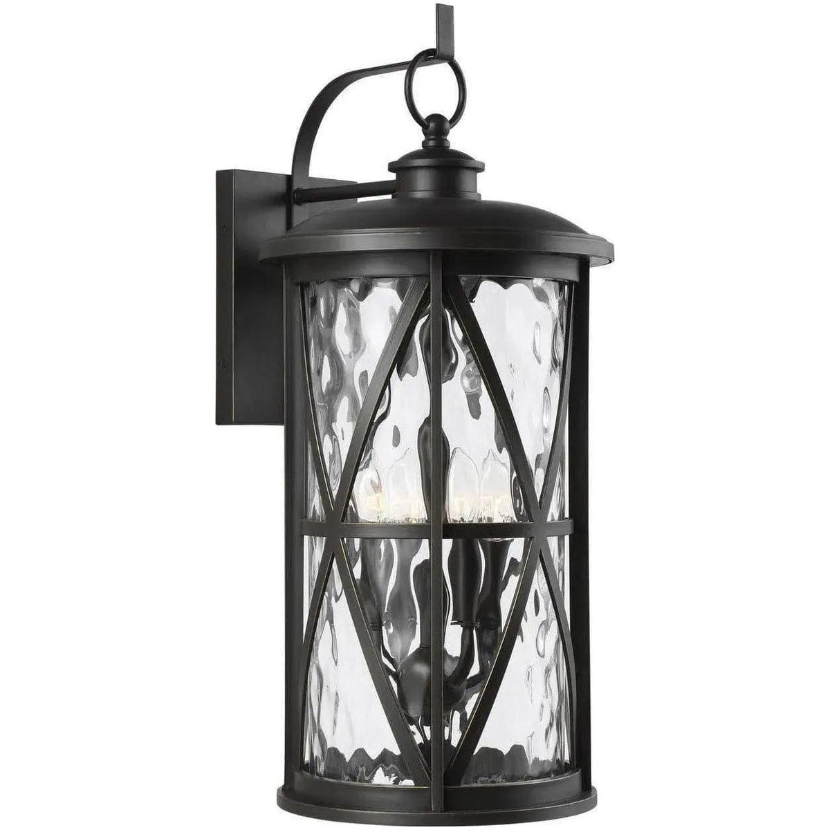 Generation Lighting - Millbrooke Outdoor Wall Lantern - OL15204ANBZ | Montreal Lighting & Hardware
