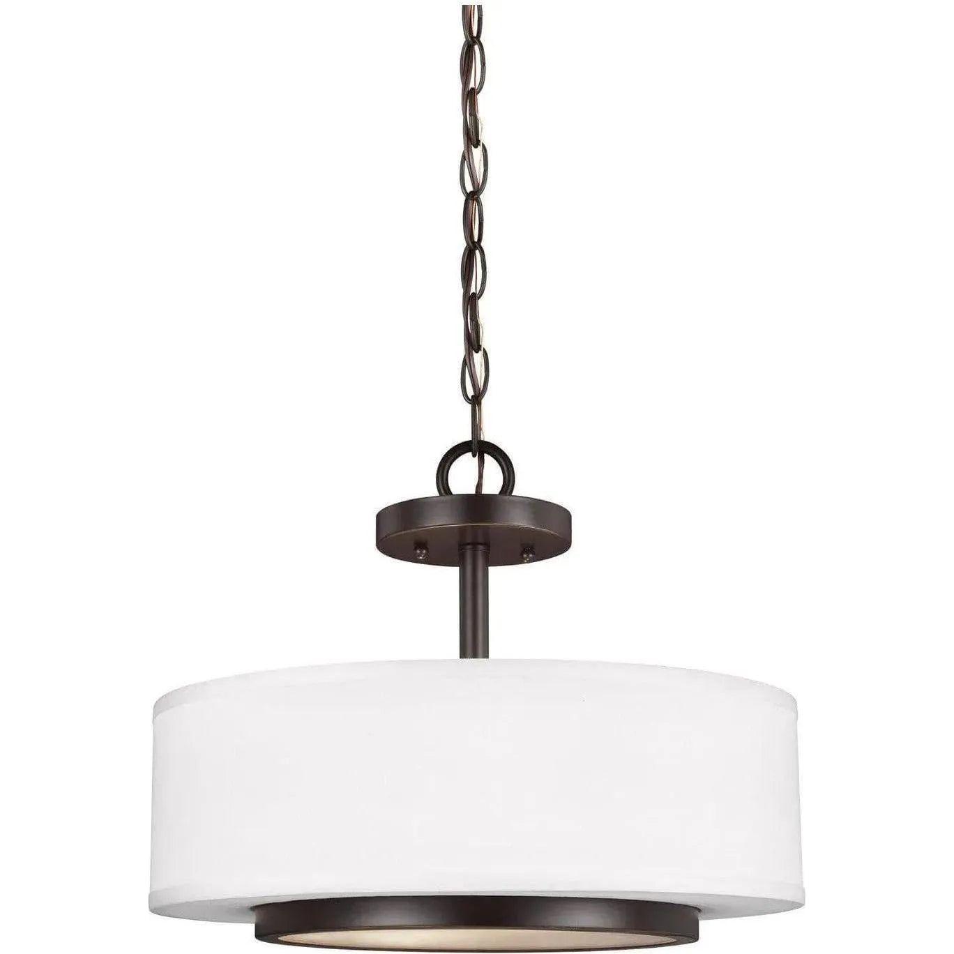 Generation Lighting - Nance Semi-Flush Convertible Pendant - 7728002-710 | Montreal Lighting & Hardware