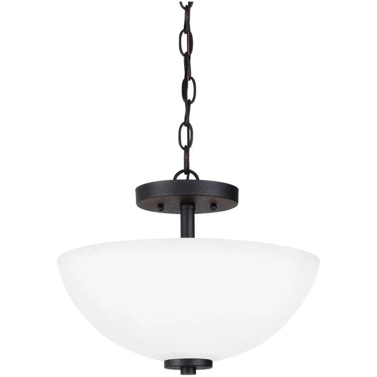 Generation Lighting - Oslo Semi-Flush Convertible Pendant - 77160-05 | Montreal Lighting & Hardware