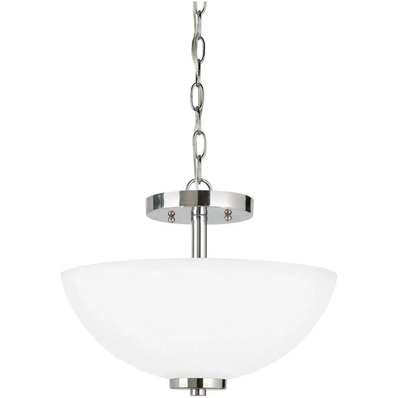 Generation Lighting - Oslo Semi-Flush Convertible Pendant - 77160EN3-05 | Montreal Lighting & Hardware