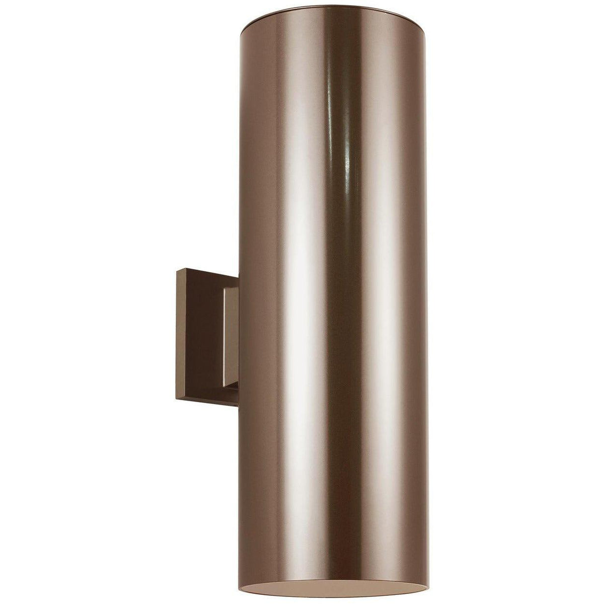 Generation Lighting - Outdoor Cylinders Outdoor Wall Lantern - 8313801-10 | Montreal Lighting & Hardware