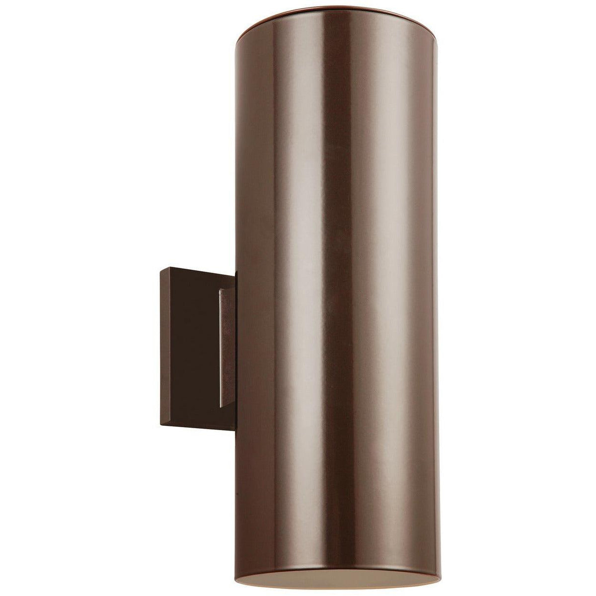 Generation Lighting - Outdoor Cylinders Outdoor Wall Lantern - 8313802-10 | Montreal Lighting & Hardware