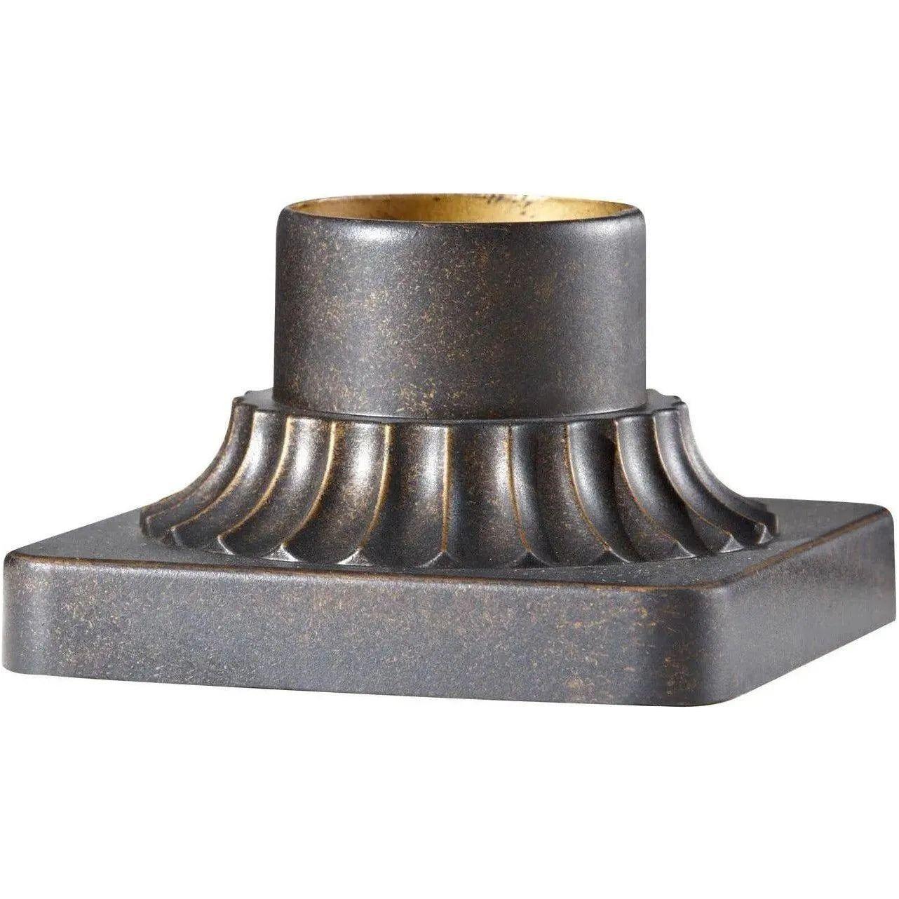 Generation Lighting - Outdoor Pier Mounts Pier Mount Base - PIER MT-GBZ | Montreal Lighting & Hardware