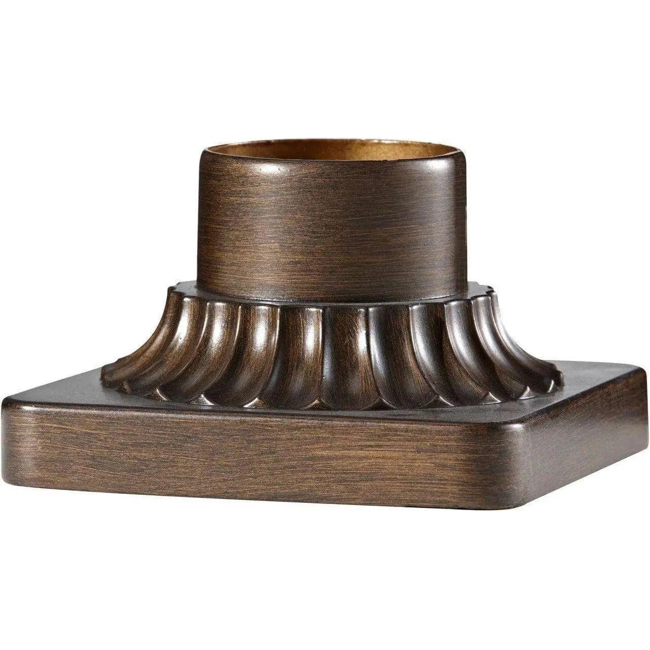 Generation Lighting - Outdoor Pier Mounts Pier Mount Base - PIER MT-HTBZ | Montreal Lighting & Hardware