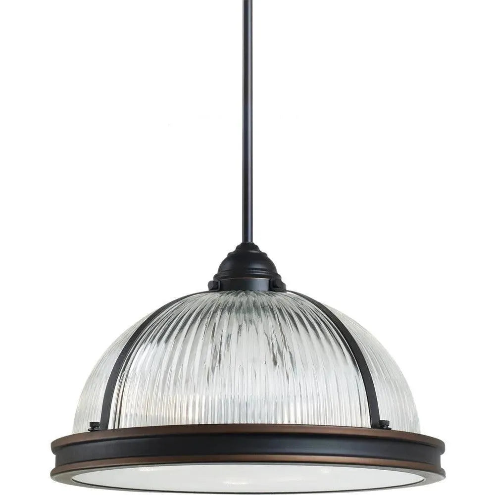 Generation Lighting - Pratt Street Prismatic Pendant - 65061EN3-715 | Montreal Lighting & Hardware