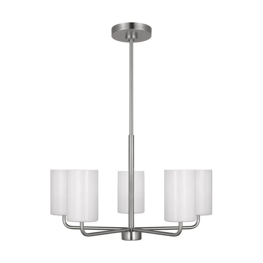 Generation Lighting - Rhett Chandelier - GLC1015EN3/BS | Montreal Lighting & Hardware