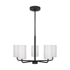 Generation Lighting - Rhett Chandelier - GLC1015EN3/MBK | Montreal Lighting & Hardware