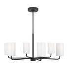 Generation Lighting - Rhett Chandelier - GLC1026EN3/MBK | Montreal Lighting & Hardware