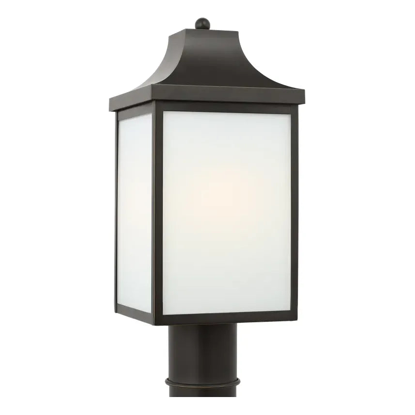 Generation Lighting - Saybrook Post Mount - GLO1051ANBZ | Montreal Lighting & Hardware